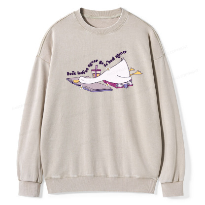 Pagewings Cute Trendy  Design for Shirt Unisex Washed Sweatshirt