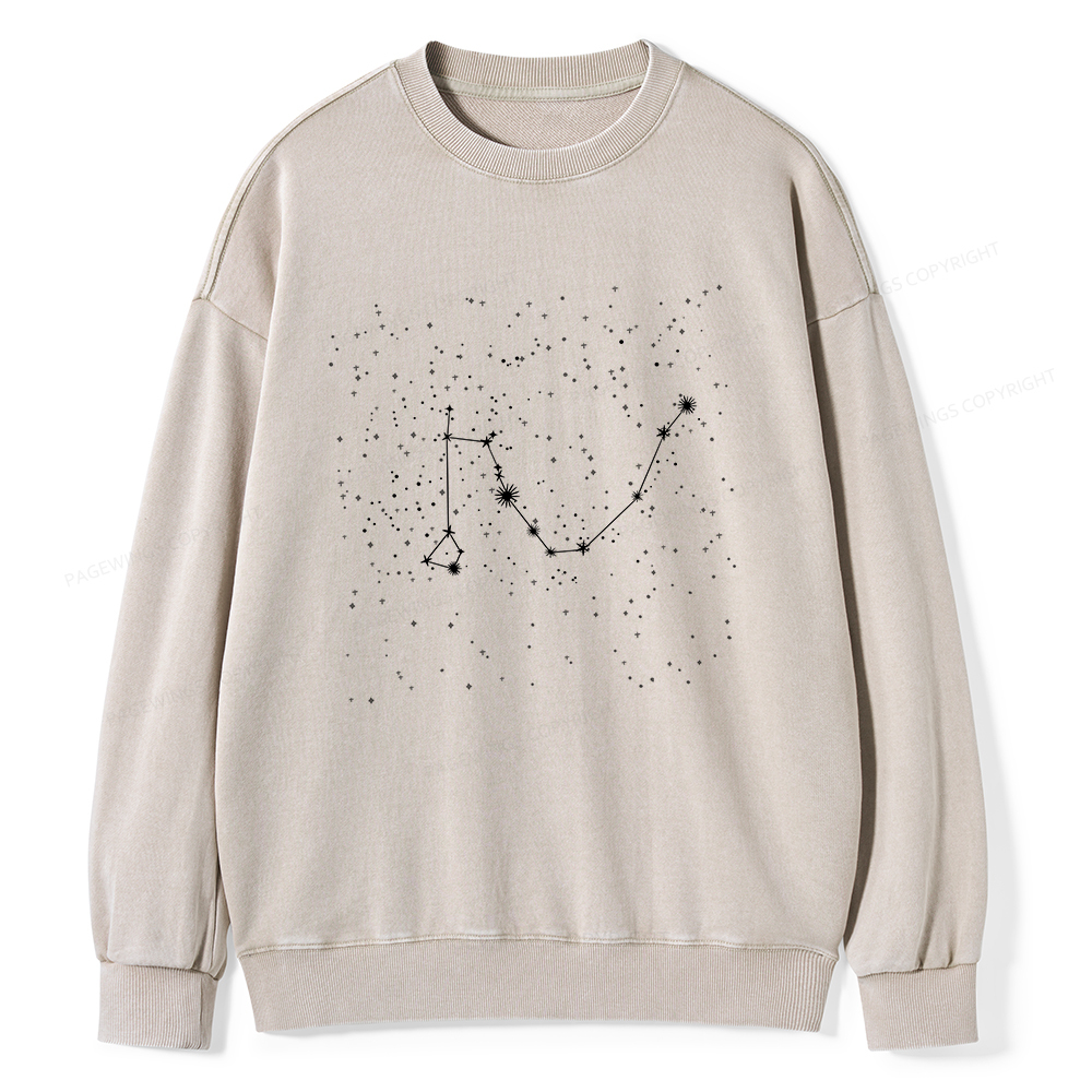 Pagewings Fanfiction bookish Unisex Washed Sweatshirt