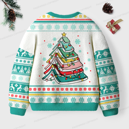 Pagewings Christmas Book Unisex Ugly Sweatshirt