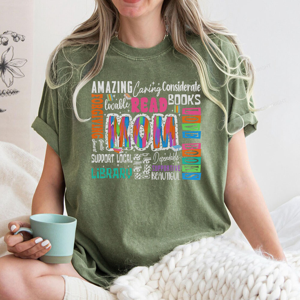 Pagewings Read Books Unisex Washed T-shirt