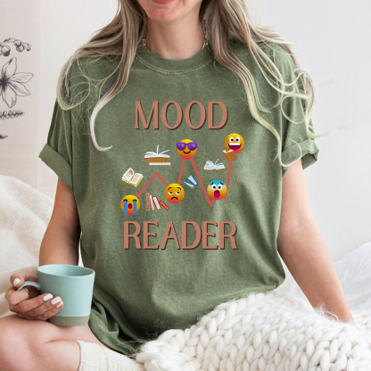 Pagewings Mood Reader Unisex Washed T-shirt