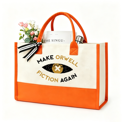 Pagewings Reading Bookish Large Tote Bag