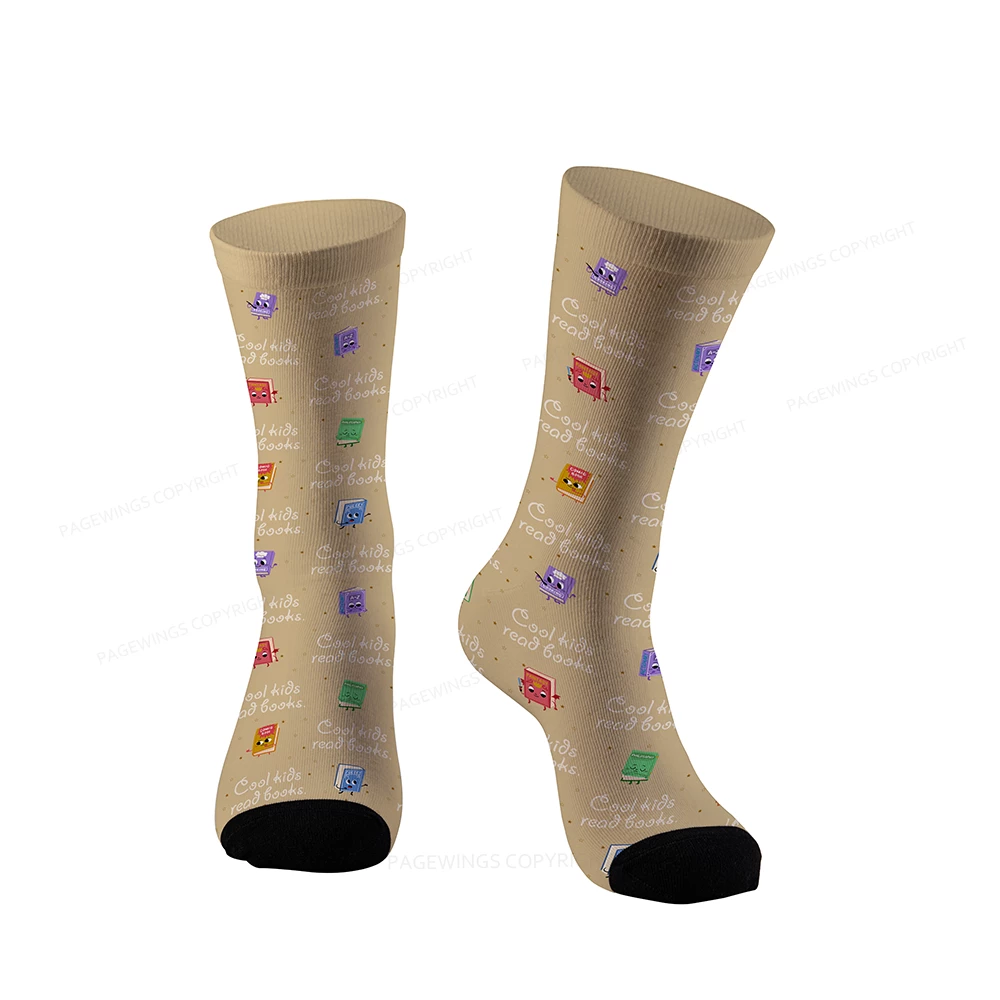 Pagewings Cool Kids Read Books Socks
