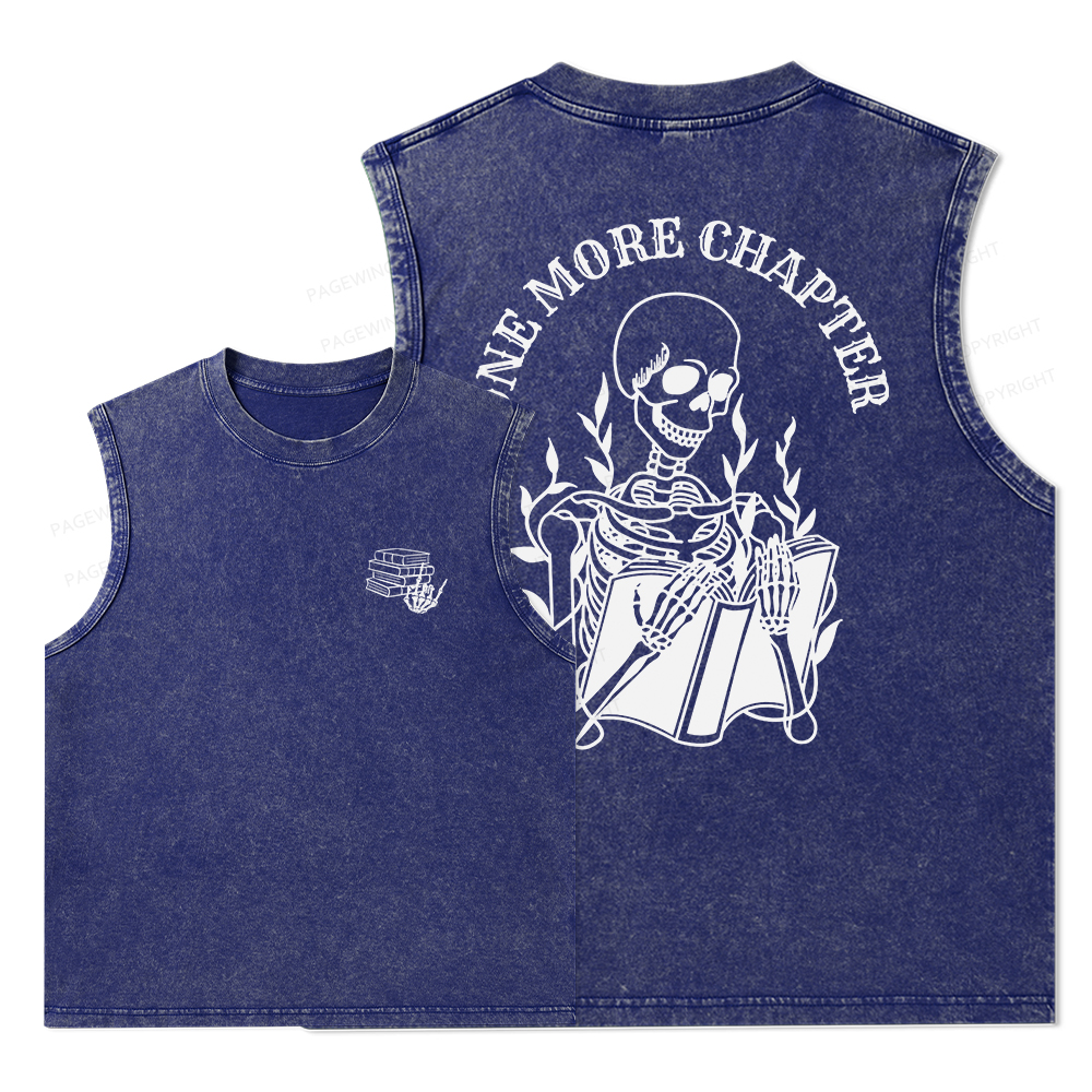 Pagewings One More Chapter Unisex Washed Tank Top