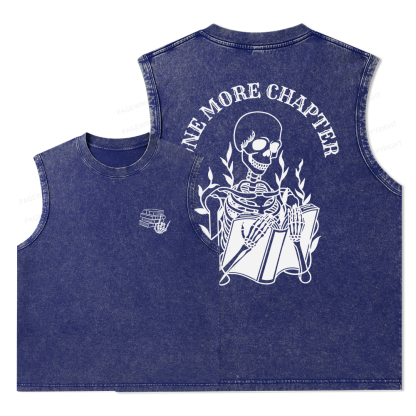 Pagewings One More Chapter Unisex Washed Tank Top