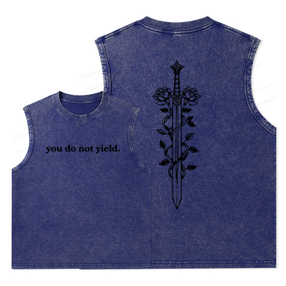 Pagewings Throne of Glass Merch Unisex Washed Tank Top