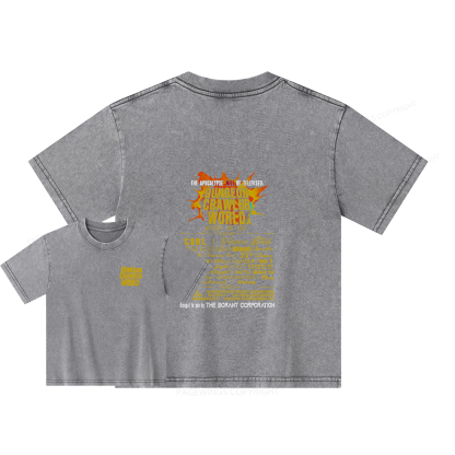 Pagewings Dungeon Crawler World Tour Unisex Kids Washed T-shirt