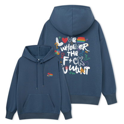 Pagewings Love Whoever The F*ck You Want Unisex Classic Hoodie