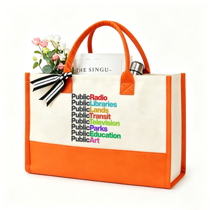 Pagewings Public Libraries15577 Large Tote Bag