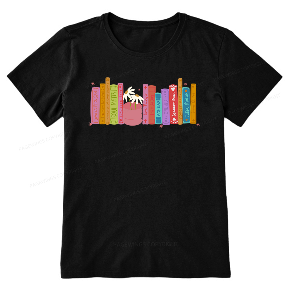 Pagewings Romance Book Tropes Unisex Classic T-shirt