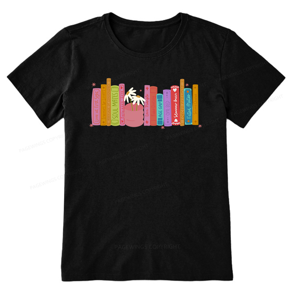 Pagewings Romance Book Tropes Unisex Classic T-shirt