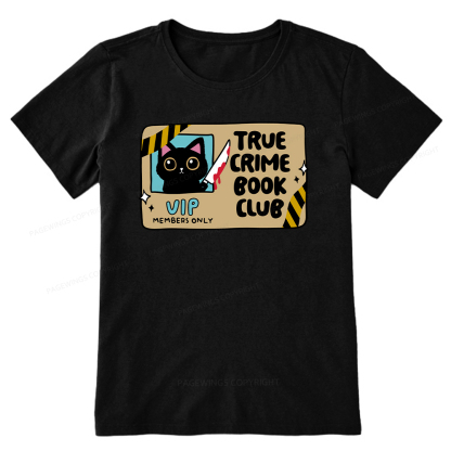 Pagewings True Crime Book Club Unisex Classic T-shirt