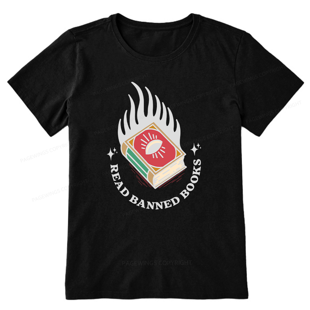 Pagewings Read Banned Books Unisex Classic T-shirt