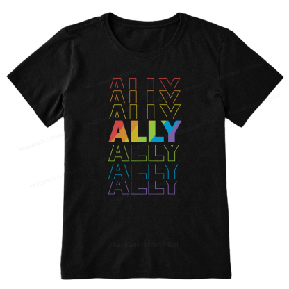 Pagewings LGBTQ Ally Unisex Classic T-shirt