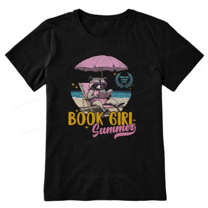 Pagewings Book Girl Summer Unisex Classic T-shirt