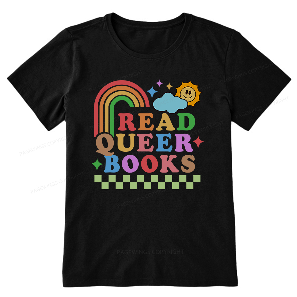Pagewings Read Queer Books Unisex Classic T-shirt