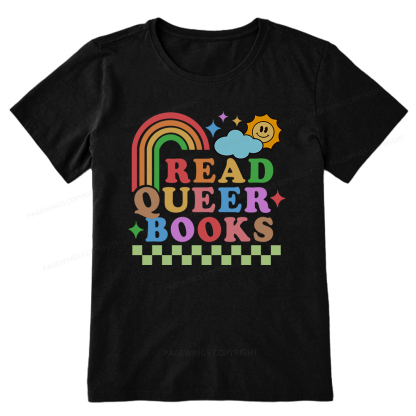 Pagewings Read Queer Books Unisex Classic T-shirt