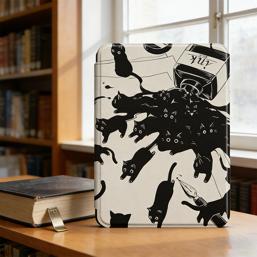 Pagewings Ink Cat Kindle Case
