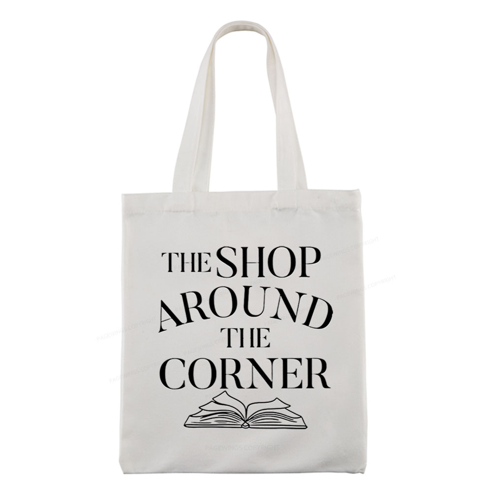 Pagewings The Shop Around The Corner Bookworm Tote Bag