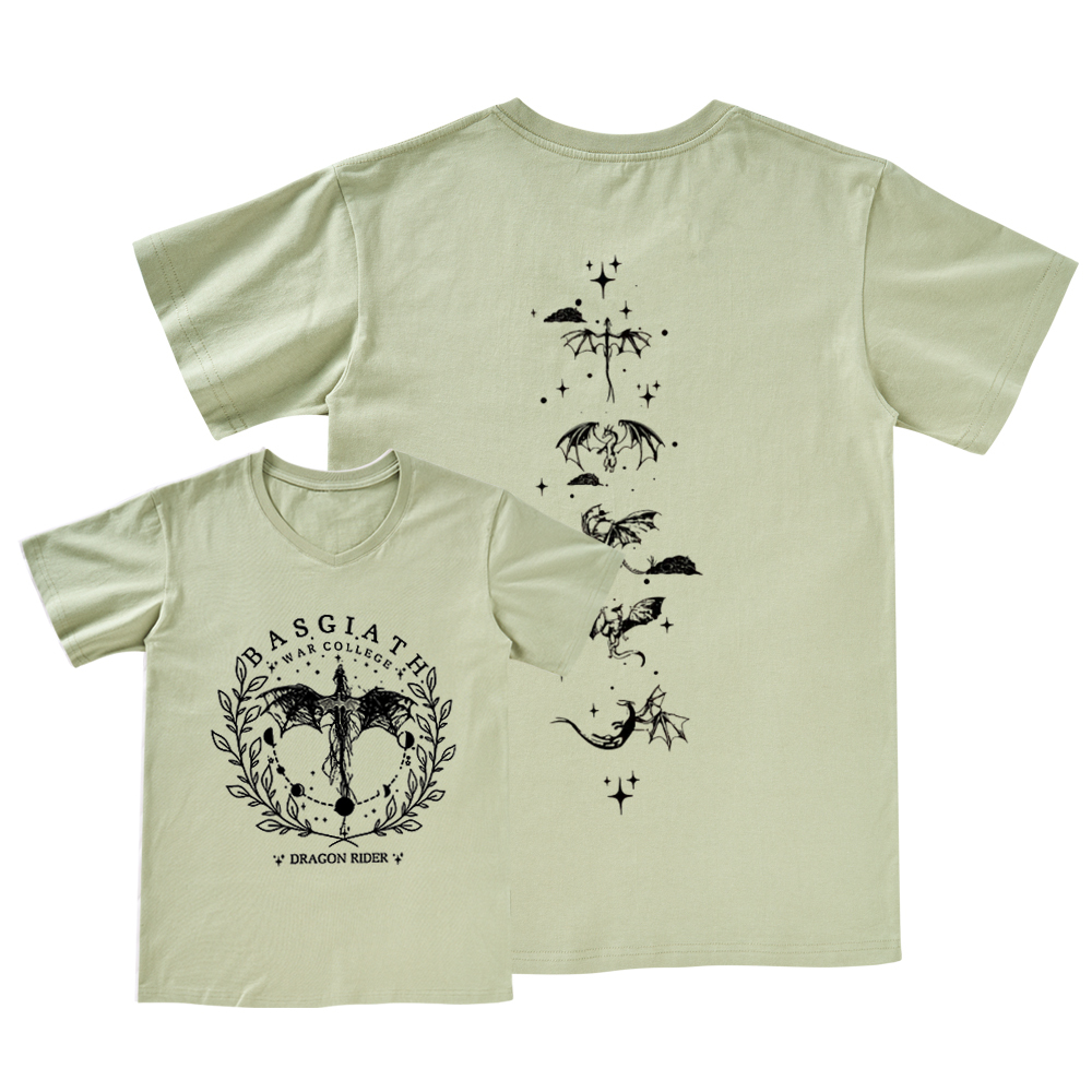 Pagewings Basgiath War College 2-Sided V-neck T-shirt
