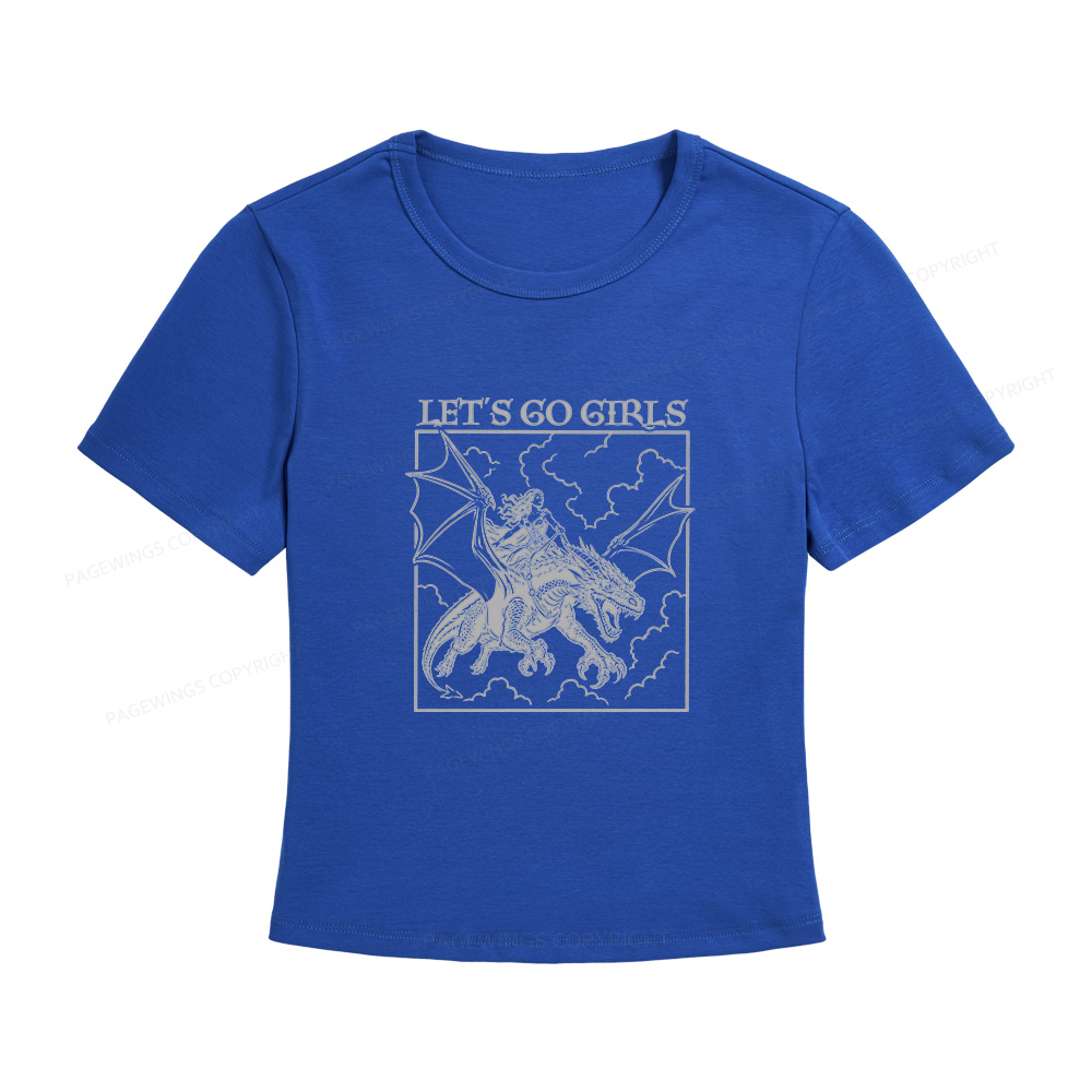 Pagewing Let's Go Girls Women's Baby Tee