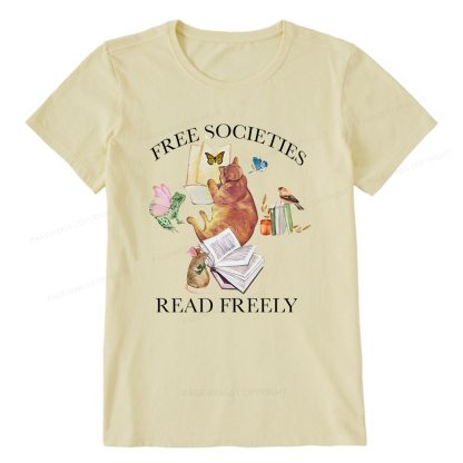 Pagewings Free societies read freely shirt Unisex Classic T-shirt
