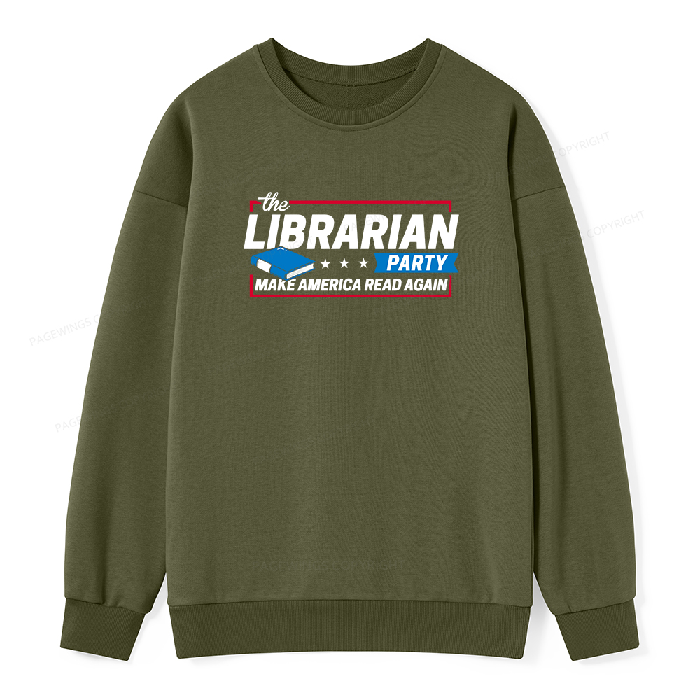 Pagewings The Librarian Party Unisex Classic Sweatshirt
