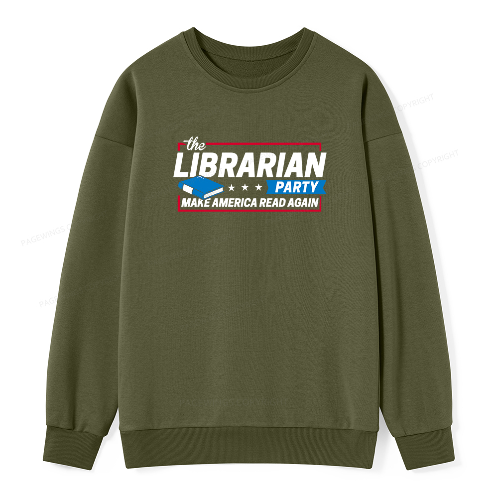 Pagewings The Librarian Party Unisex Classic Sweatshirt