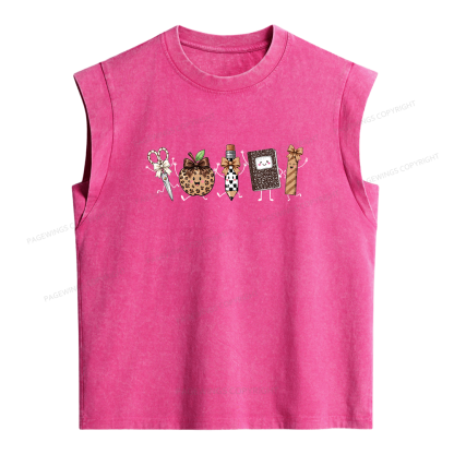 Pagewing It's a Good Day Bookish Women's Washed Tank Top