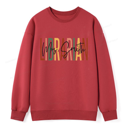 Pagewing Personalized Librarian Unisex Classic Sweatshirt