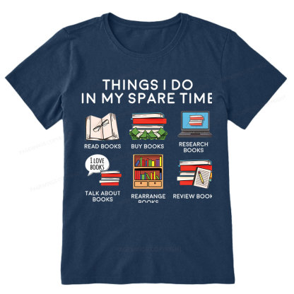 Pagewings Books Reading In My Spare Time Unisex Classic T-shirt