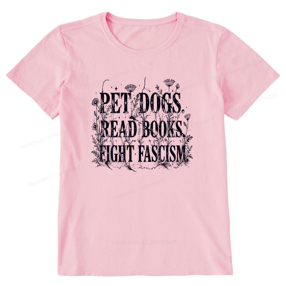 Pagewings Anti Fascism Book Lover Unisex Classic T-shirt