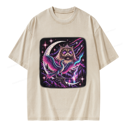 Pagewings Sci Fi Book Lover Unisex Washed T-shirt