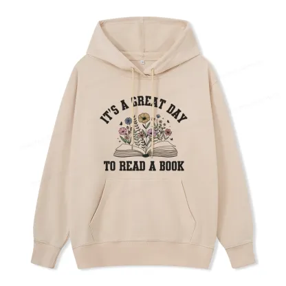 Pagewings It's Great Day to Read a Book Unisex Classic Hoodie