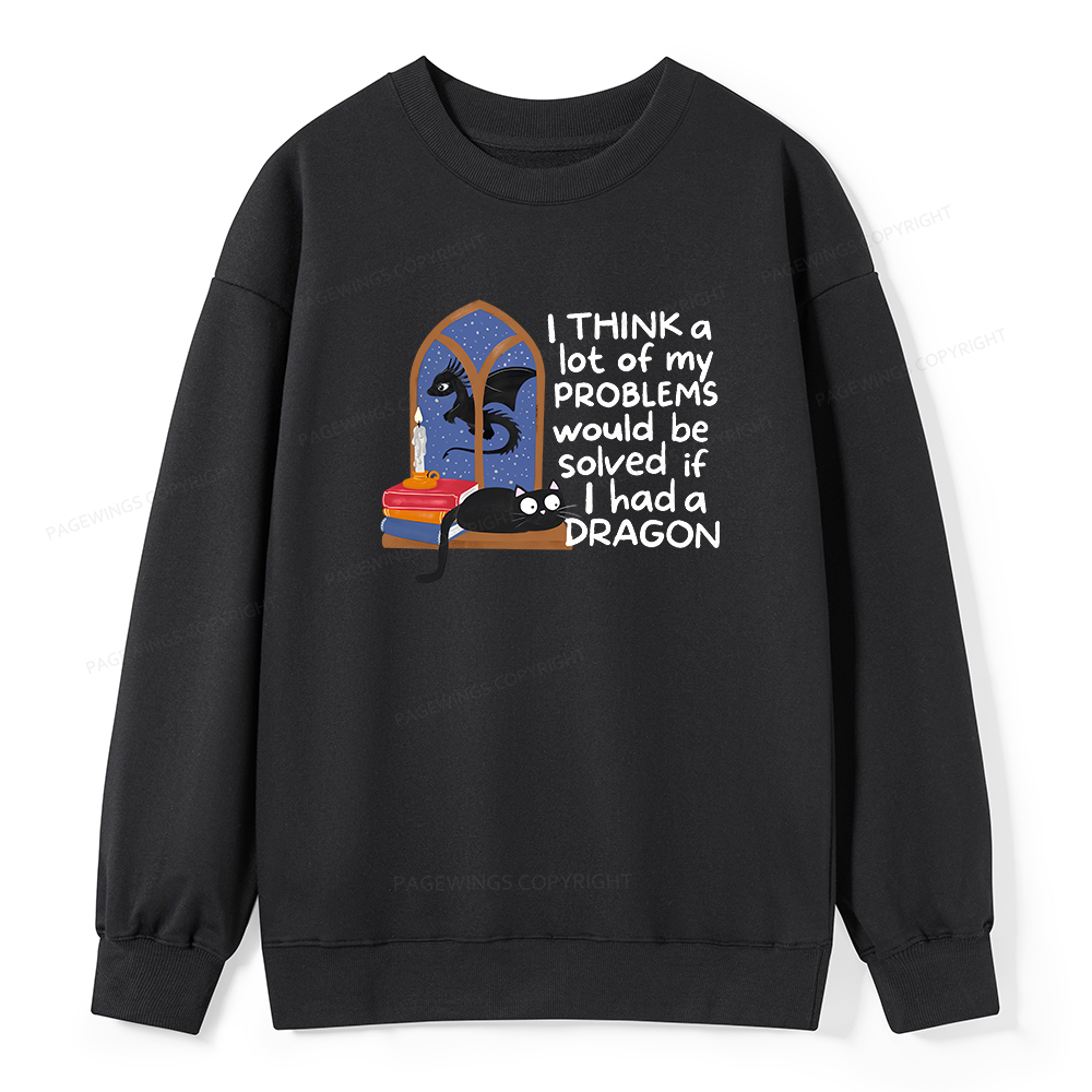 Pagewings If I Had A BookDragon Unisex Classic Sweatshirt