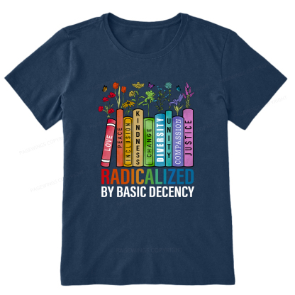 Pagewings Radicalized by Basic Decency Unisex Classic T-shirt
