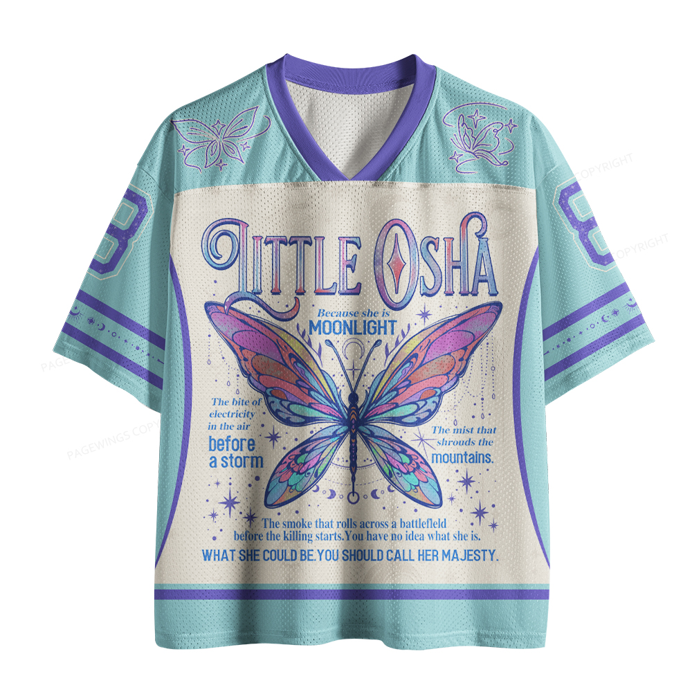 Pagewings Little Osha Butterfly Unisex Mesh Jersey