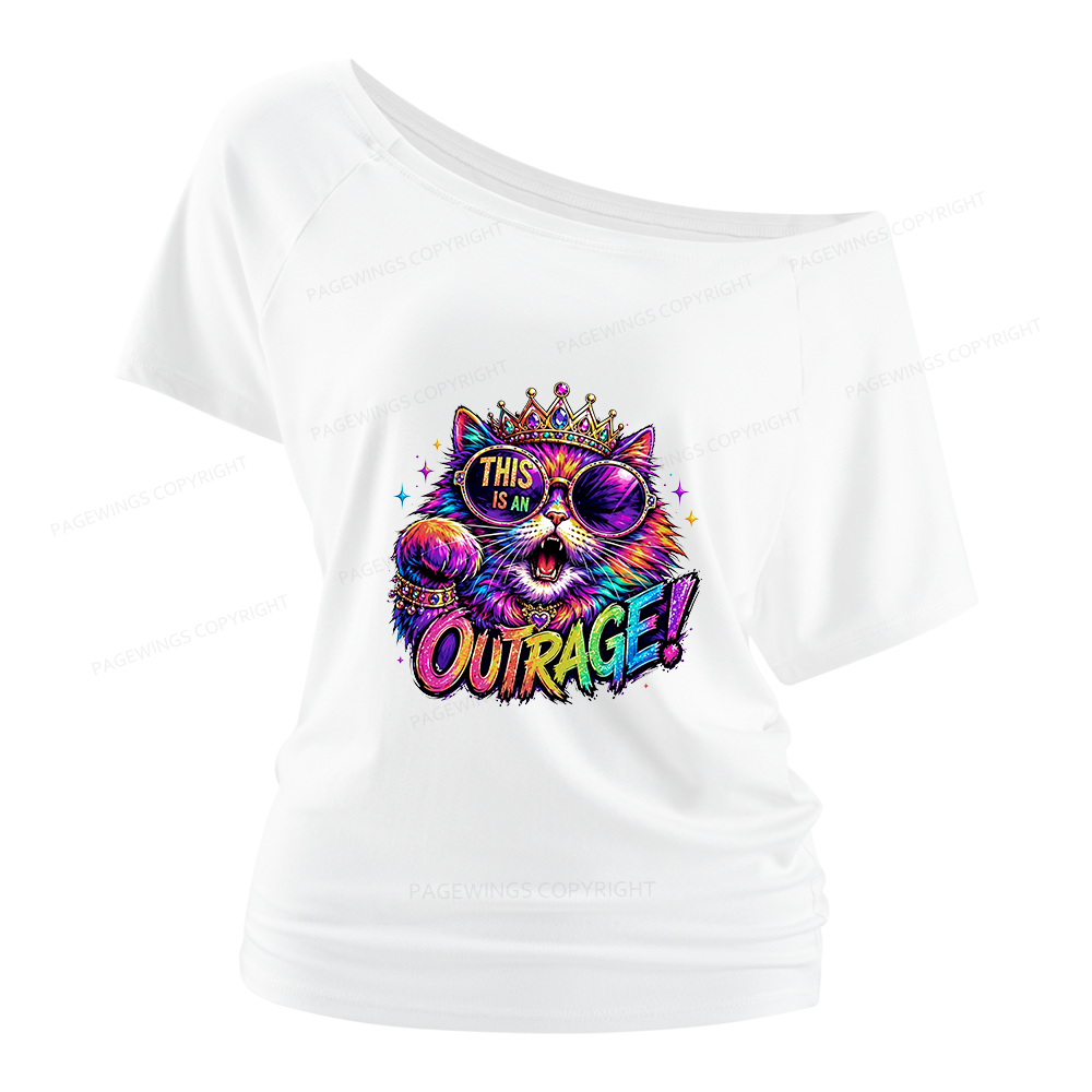 Pagewings Sci-Fi Book Lover Women Off Shoulder T-shirts