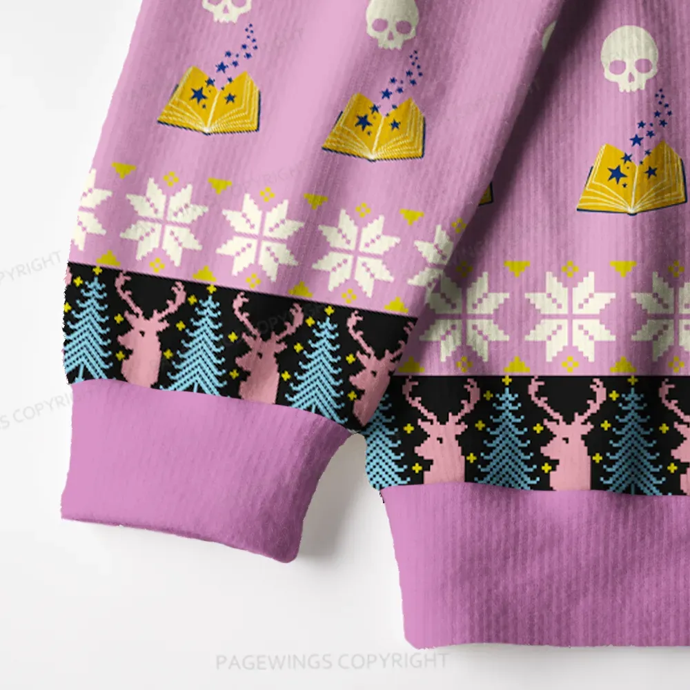 Pagewings The Bookworm Unisex Ugly Knit Sweatshirt