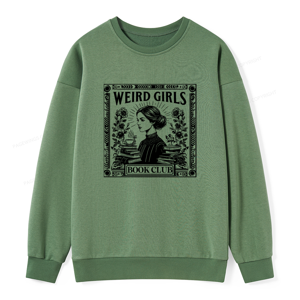 Pagewings Weird Girls Book Club Unisex Classic Sweatshirt