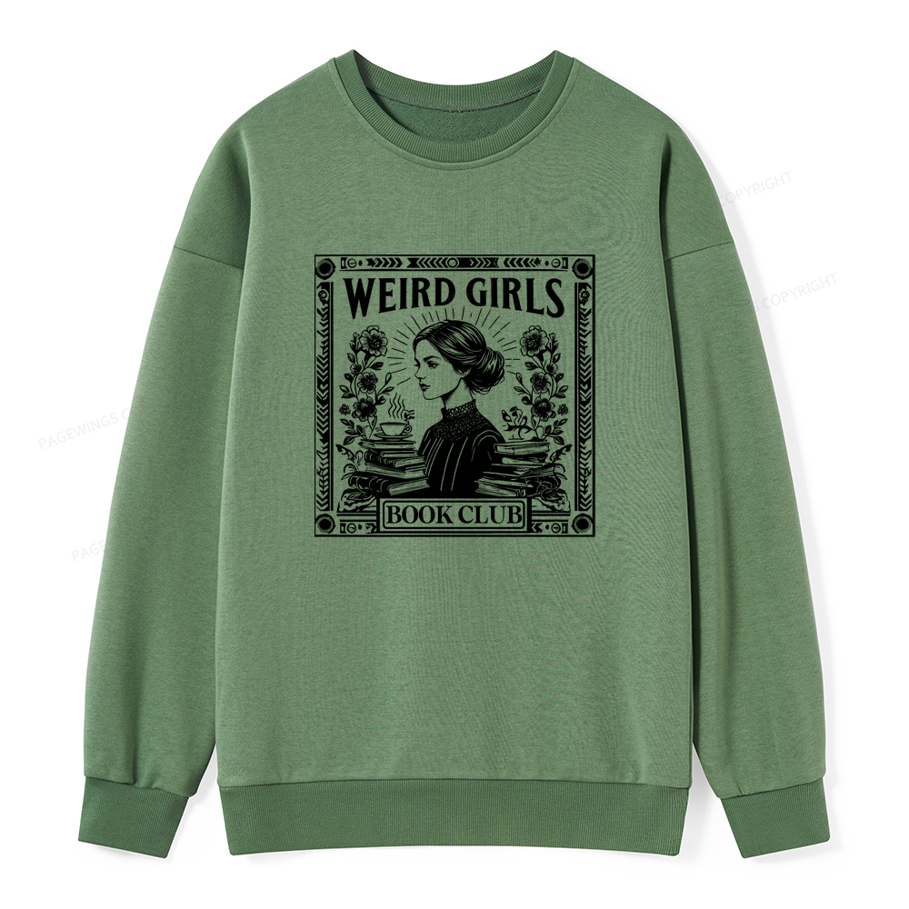 Pagewings Weird Girls Book Club Unisex Classic Sweatshirt