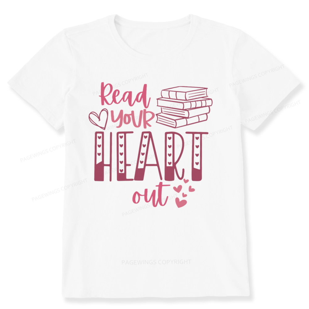 Pagewings Valentine Sweatshirt Read Your Heart Unisex Classic T-shirt