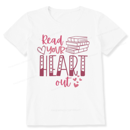 Pagewings Valentine Sweatshirt Read Your Heart Unisex Classic T-shirt