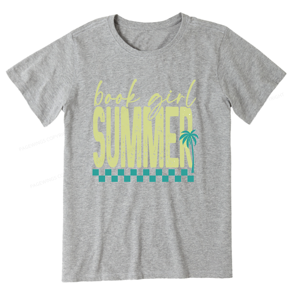 Pagewings Book Girl Summer Unisex Classic T-shirt