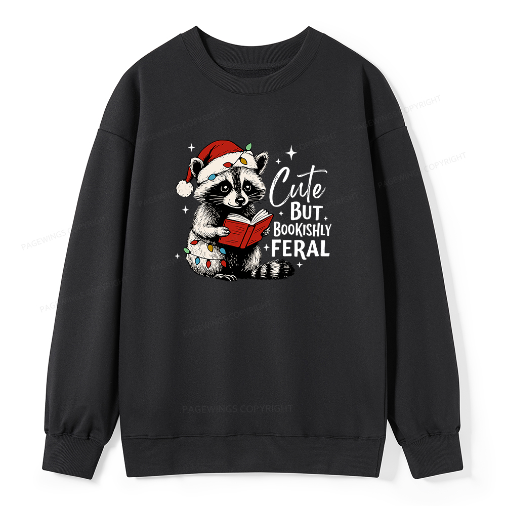 Pagewings Cute But Feral Unisex Classic Sweatshirt