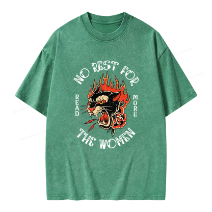 Pagewings No Rest for The Women Unisex Washed T-shirt