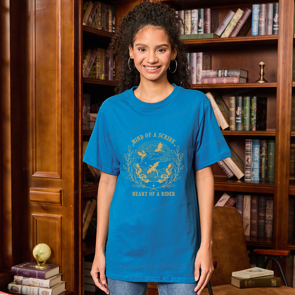 Pagewings Heart Of A Rider Unisex Classic T-shirt