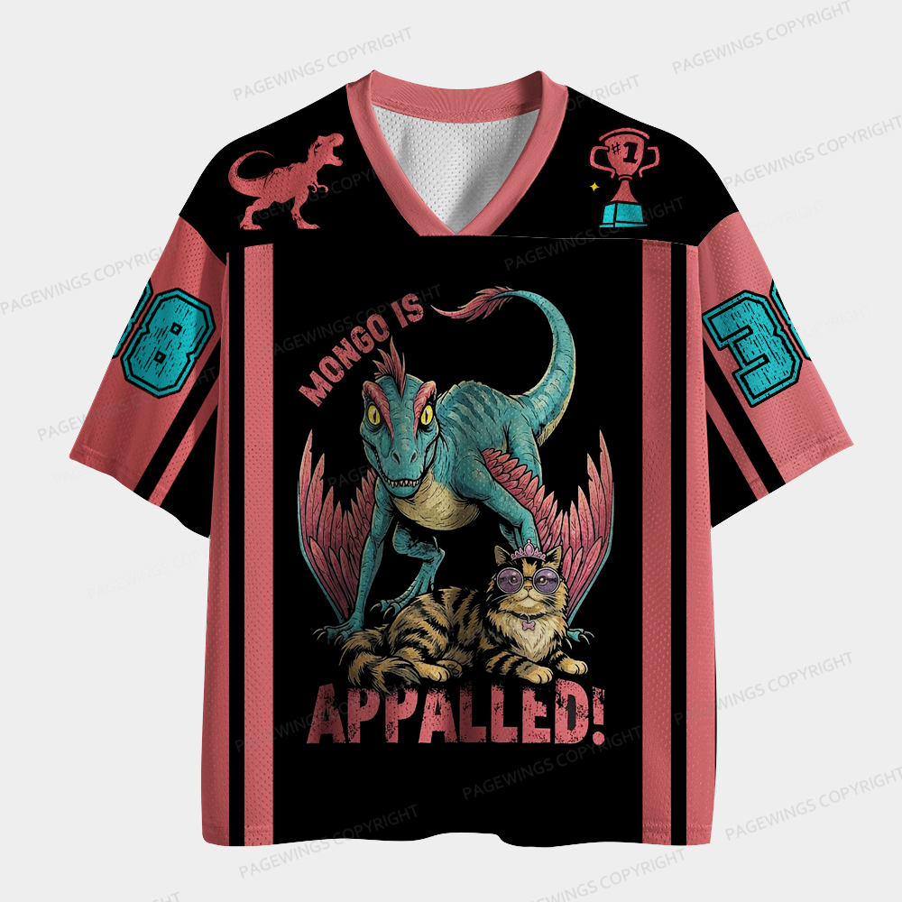 Pagewings Mongo Is Appalled Unisex Mesh Jersey