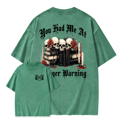 Pagewings Dark Romance Smut Unisex Washed T-shirt