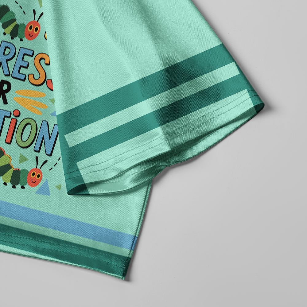 Pagewings Progress Over Perfection Women's Cropped Jersey